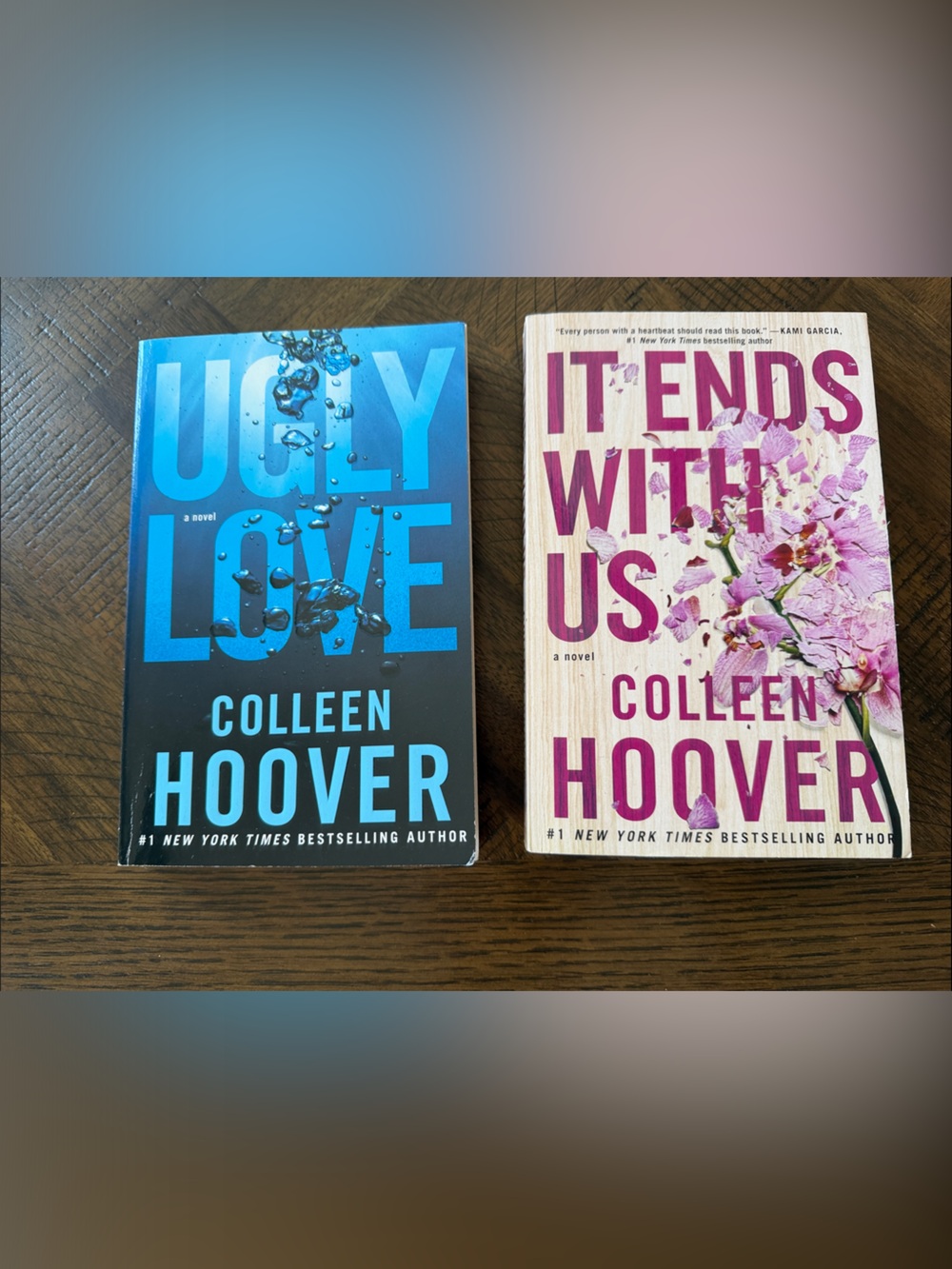 It Ends With Us / Ugly Love Paperback Book Bundle - Blue & Pink Covers